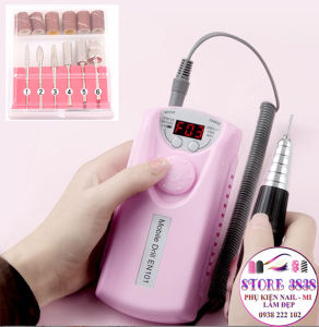 Máy Mài Cầm Tay EN101 Pin Sạc Siêu Êm Kèm 6 Đầu Mài Tiện Dụng (Có Bảo Hành )