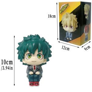 Bandai | 10cm Boku no Hero Academia Anime Figure Bakugo Katsuki Action Figure Midoriya Izuku/Todoroki Shoto Figurine PVC Collection Toys
