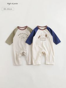 Marc&Janie | Cotton A-grade Baby Onesie with Bear Doodles