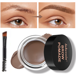 เลเกอร์เรน โบร์ โพเมดพร้อมแปรงสองด้าน ติดทนนาน กันน้ำ กันเหงื่อ ดินสอเขียนคิ้วเนียนเป็นธรรมชาติ