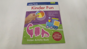 Whiz Kids Kinder Fun Learning Activity Book With Stickers & Colourful Pages For Kids