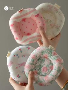 Super Soft Tea Set Mat Printed Donut Shape Tea Cup Pad Tea Pot Holder Various Floral Patterns for Tea Ceremony Decoration