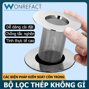 Lõi cống thoát nước gắn sàn thép không gỉ chậu rửa phòng tắm Rổ thép tấm lọc đường xả tóc Trap sàn cống lõi hộ gia đình chống tắc nghẽn lưu vực Lọc