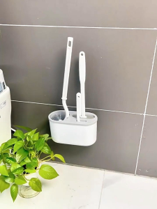 แปรงขัดห้องน้ำ แปรงขัดห้องน้ำซิลิโคน แปรงขัดห้องน้ำชุดเซ็ต ติดผนัง CODจัดส่งจากกรุงเทพฯ ชุดเซ็ต3in1 วัสดุ PP คุณภา