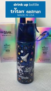 My Style TM 1302 B Mist Spray & Spritz Drink TRITAN Bottle 600ml for Boys - Botol Minum Spritz & Spray Anak Laki-Laki