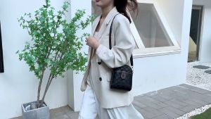 กระเป๋าเป้สะพายหลัง ผ้าไนล่อน ขนาดเล็ก กันน้ํา เข้ากับทุกการแต่งกาย สไตล์เกาหลี สําหรับสตรี