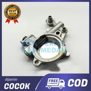 Bisa COD! Oil Pump Line Worm MS382 Pompa Oli Mesin Senso Sthil 382