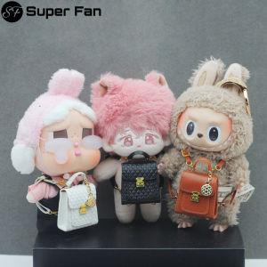 (Super Fan) for Labubu Macaron UpsetDuck Liila and 15-20cm Cotton Doll and 1/8 BJD Doll Backpack 1/12 BJD