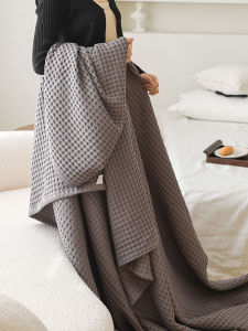 Pure ผ้าฝ้าย ผ้าขนหนู ผ้าห่ม ฤดูร้อน น้ำหนักเบา ผ้าคลุมโซฟาผ้านวมเดี่ยวคู่เครื่องนอนเด็ก Kingarthur คุณภาพสไตล์ญี่ปุ่น