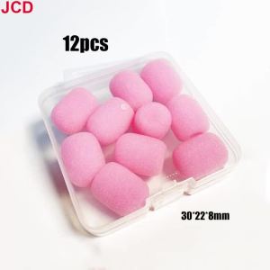 JCD 10pcs Mini Microphone Foam Covers Mic Protector Covers Replacement Headset Windshield Sponge Cover Microphone Cover For Mic