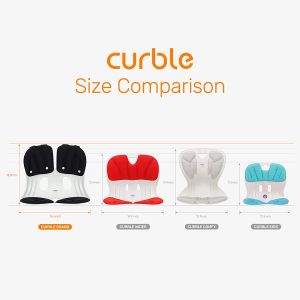Ghế chỉnh dáng ngồi đúng Curble Wider / Curble Comfy / Curble Grand_Premium Model Hàn Quốc (Made in Korea). Phù hợp Nam Nữ Trẻ em.