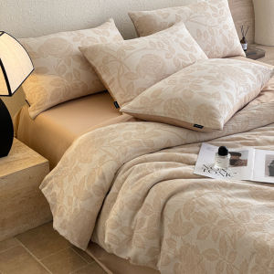 WUYINLIANGPIN | 100% Long Staple Cotton Jacquard Bedding Set