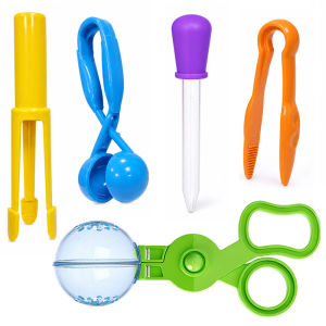 Sensory Bin FillerSensory Bin Tools Fine Motor Skills Handy Scooper Set Plastic Tweezers Dropper Homeschool Preschool Supplies