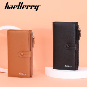 Baellerry Dompet Cewek Terbaru Dompet Panjang Cewek Dompet Kulit Wanita Dompet Kartu Dompet Lipat Panjang Dompet Import Wanita Dompet Slim Wanita Terbaru Kekinian