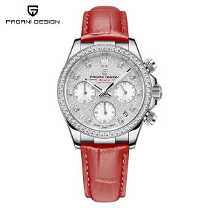 PAGANI DESIGN Multi Functional Fashion Casual Womens Watch Luxury Sapphire Glass Japan TMl VD55 Movement Quartz Watch
