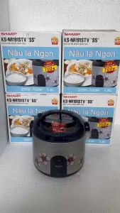 Nồi Cơm Điện Sharp 1.8 lít KS-NR191STV-Chính Hãng 100% trưng bày mới 98-99% -SX Thailan-Lòng nồi chống dính.Công suất 700 W-Bảo Hành 12 Tháng