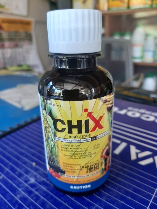 CHIX INSECTICIDE 100ML-conyrol of pests hoppers in rice,corn,mango ...