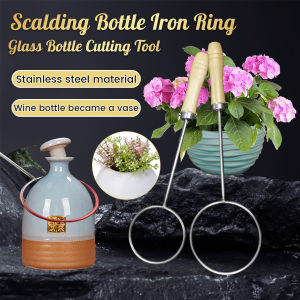 YoPo 6.5/8.5cm Scalding Bottle Iron Ring Glass Bottle Cutting Tool DIY Vase