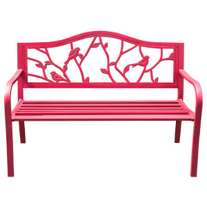 MEIDIHUAFU | Outdoor Double Seater Bench Iron Art
