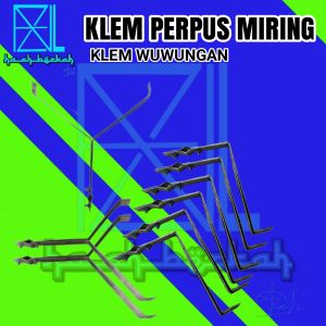 Klem Perpus Miring Isolator Kabel Penangkal Anti Petir Grounding Rod Clamp Rod Grounding Clam Ground Rod Clem Wuwung