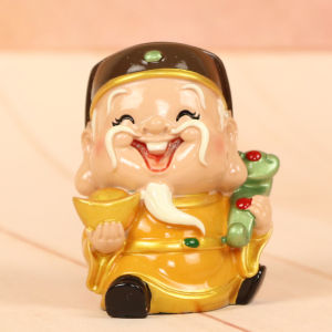 Chinese Style Buddha Statue Land God And Goddess Decorative Ornaments for Business Opening Wealth And Happiness Decoration