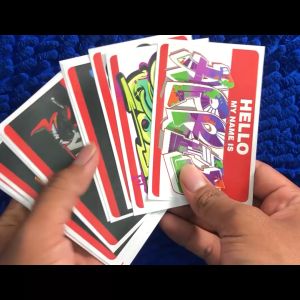 Cetak Gambarmu Sticker Hello My Name Is Custom gambar  sticker graffiti custom sticker graffiti Stiker Slap