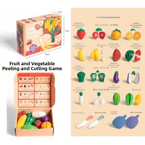 Simulated Peeling Fruits and Vegetables Kitchen Toys