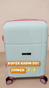 001 KOPER KABIN PP SIZE 20 INCH - KOPER KABIN HIGHT QUALITY KOPER PP ANTI PECAH TAHAN GUNCANGAN