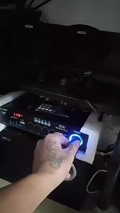 Digital HIFI Audio Stereo Power 2000W 220V Bluetooth EQ Audio Amplifier Karaoke Home Theater FM Radio AV-568BT EU US