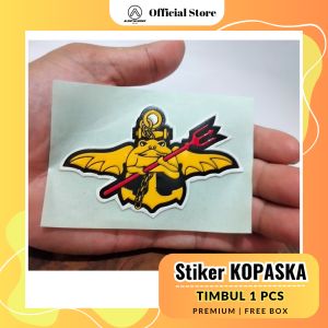 Stiker Kopaska Katak Embos Timbul 8cm Waterproof Premium AlFatih Army