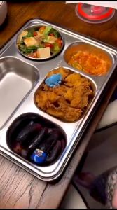 COD- BIG SALE Kotak Makan Stainless Sekat 5 / Lunch Box Set / Kotak Bekal