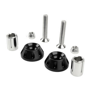 Motorcycle Handlebar End Plugs Caps18MM CNC Aluminum Anti-Vibration Bar End Dirt Bike Scooter Modification Universal Parts