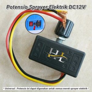PAKET 2 PCS - POTENSIO SPRAYER ELEKTRIK DC 12 VOLT UNIVERSAL UNTUK SEMUA MEREK