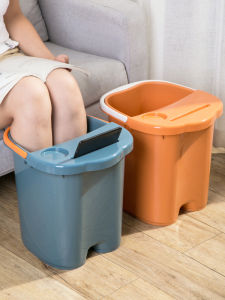 Heated Massage Foot Bath Tub Deep Cylinder over Knee Leg Household Winter Home Use Foot Soaking Bucket Foot Wash Basin