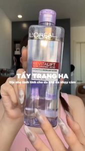 Nước Tẩy Trang LOreal Revitalift Crystal Hyaluronic Acid 95ml - Mùi Thơm Tự Nhiên Không Chứa Paraben Bảo Vệ Trắng Sáng Phù Hợp Mọi Loại Da