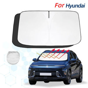 For Hyundai Kona N Line Kona Windshield Sun Shade Film Sunshade Sun Visor Protector Foldable Blocks UV Rays Keep Your Car Cooler