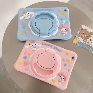 Soft Case Redmi Pad 10.6 nch Anak Casing Kartun Cute Cinnamoroll Sanrio Kesing Skin Rotate Stand Ring Karakter Lucu Kids