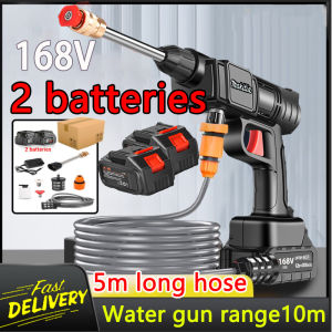 Makita Car Pressure Washer Heavy Duty Washer High Pressure 600 Times Supercharging Capacity 999999mah Large Water Volume Long Range High Power Ten-Year Power Sprayer Water Pressure Pressure Washers Portable Pressure Washer Wireless Pressure Washe