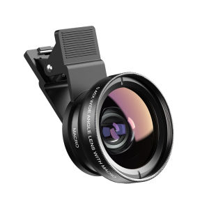 apexel | APEXEL Professional Phone camera lens 12.5x Macro Camera Photo HD 0.45x Super Wide Angle Lens For Samsung iPhone all smartphones