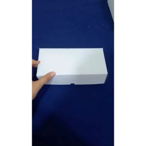 (50 Pcs) Box Dus Roti Bakar Bandung Putih