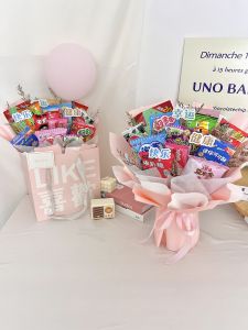 Creative Birthday Gift Snack Bouquet Childrens Day Festive Candy Bouquet for Best Friend Couple Children Snacks Gift