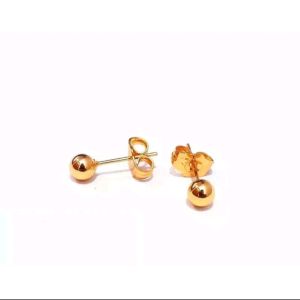 Anting Tusuk Pentul  Titanium Gold CBX19