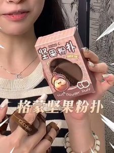 ช็อกโกแลตชิปคุกกี้พัฟ 6 ชิ้น พัฟกํามะหยี่ มินิพัฟ และรองพื้นนุ่มพิเศษสามารถใช้ได้ทั้งแบบเปียกหรือแบบแห้ง พัฟแต่งหน้า เครื่องมือแต่งหน้า