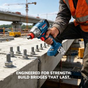Bosch | Bosch GDX 18V-285 Cordless Impact Driver/Wrench Bosch Professional Power Tools AmpShare 18V Impact Tool 1/4" Hex Drive
