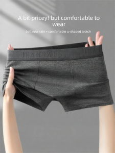 Jeanswest | Cotton Large Size Loose Fit Breathable Mens Boxer Briefs