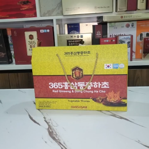 [HCM]NƯỚC CHIẾT XUẤT HÔNG SÂM ĐÔNG TRÙNG HẠ THẢO 365 - 100% Nhập Khẩu Từ Hàn Quốc
