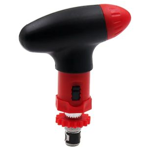 Manual T - type ratchet screwdriver quick bolt driver batch 6.35 mm can rotate forward reverse