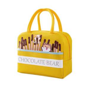 TAS BEKAL 3D CHOCOLATE BEAR / LUNCH BAG IMPORT