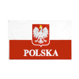 FLAGLINK 90x150 CM Poland Emble Flag For Decoration