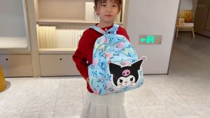 B&B Baby Girl School Bag Beg Sekolah Budak Perempuan Kuromi Rainbow Colorful Kindergaten Backpack Beg Tadika Beg Raya Travel Bag Children Should Bag Beg Raya